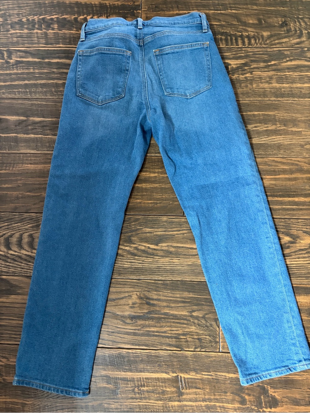 Loft Rivete Mid Rise Relaxed Straight Jeans size 27 - Picture 5 of 5